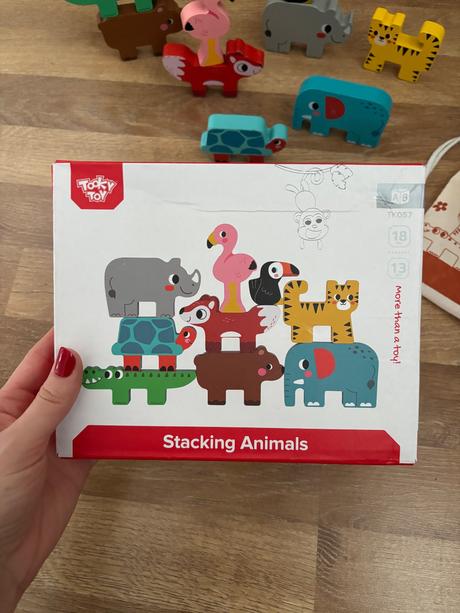 Tooky toy balancna hra zvieratka, 