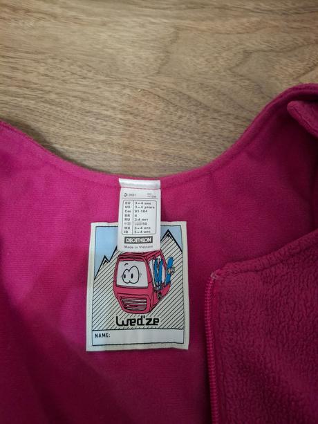 Detské oteplovacky, wedze,104