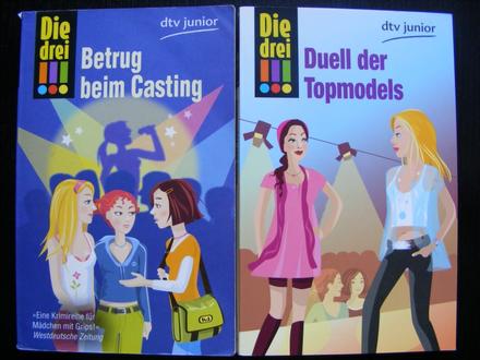 2x kniha v nemčine die drei,
