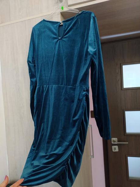 Zelene zamatove šaty, mohito,m