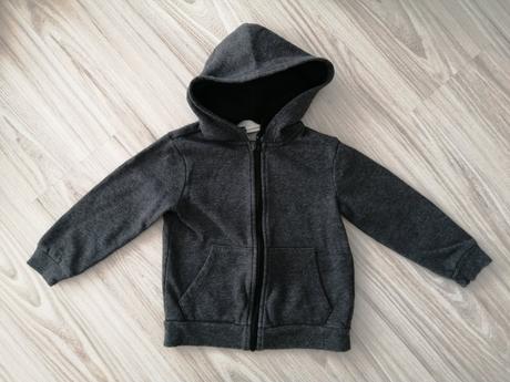 Sivá mikina h&m č. 98/104, h&m,98