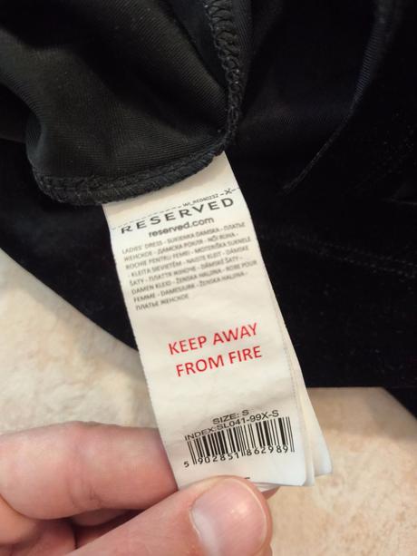 Šaty čierne krátke reserved, reserved,s