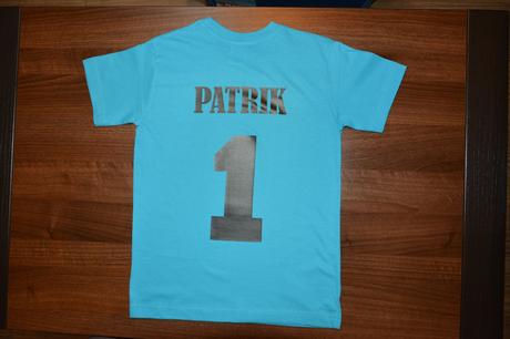 Dresy na tričkách pre deti s menom a číslom, 110 - xxxl