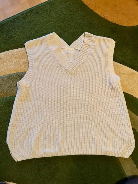 Oversize pletený vesta, h&m,s