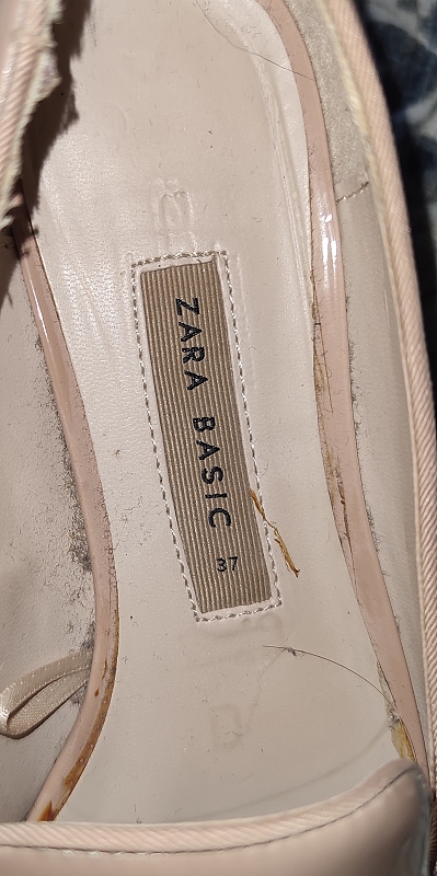 Lakovane mokasiny zara, zara,37