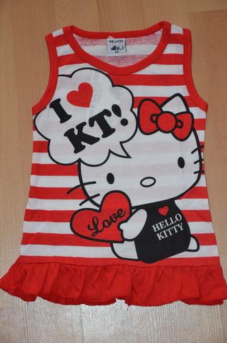Šaty s kitty 74/80/86 neskor ako tunika, 74 / 80 / 86