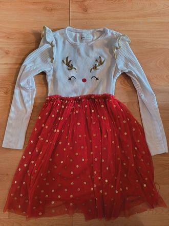 Vianočné šaty, sinsay,128