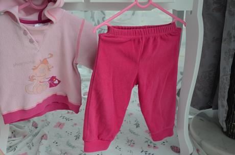 Flísová teplučká súprava-74/80, 74