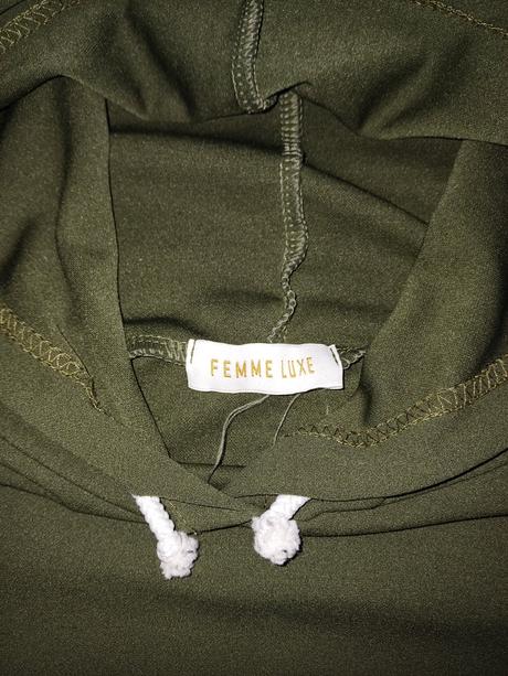 Krátka khaki mikina, xs