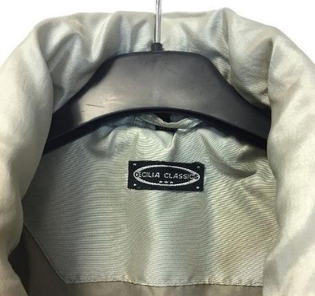 Svetlo šedá bunda na zimu, l