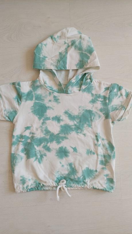 Batikove tričko crop top, 152