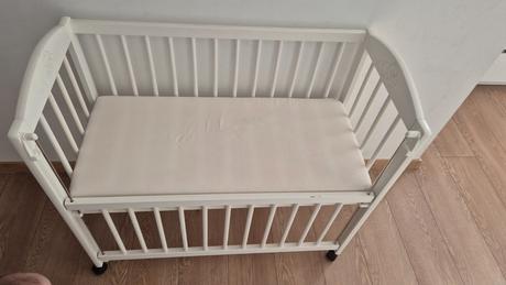 Postieľka na kolieskach pre babatka, šírka (cm): 45,dĺžka (cm): 90