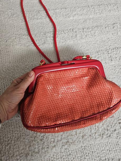 Kabelka vintage crossbody vypletana, orsay