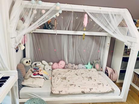 Detska postel domcek, šírka (cm): 90,dĺžka (cm): 200