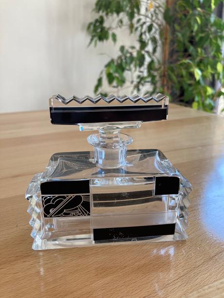 Art deco parfumová / atramentová fľaška, 