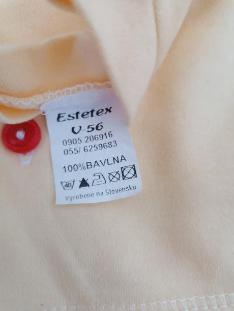 Komplet dupačky, svetrík a čiapočka estetex, 56