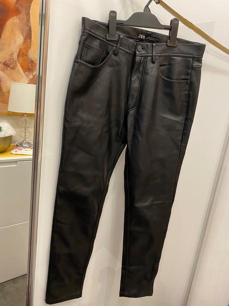 Koženkove nohavice zara, zara,40