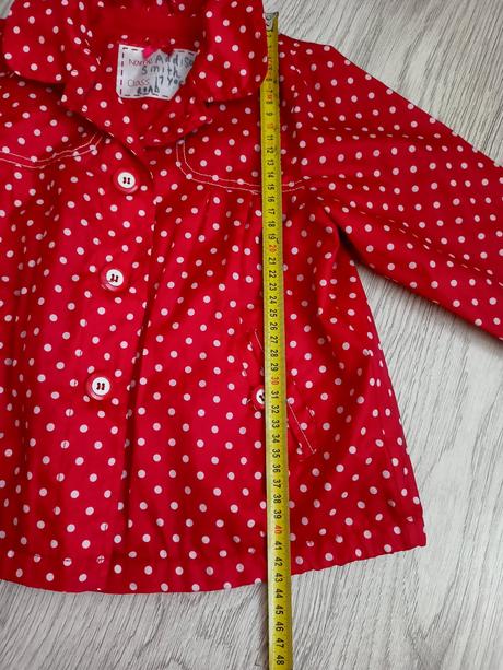 Krasna nepremokava bunda,vel.98, mothercare,98