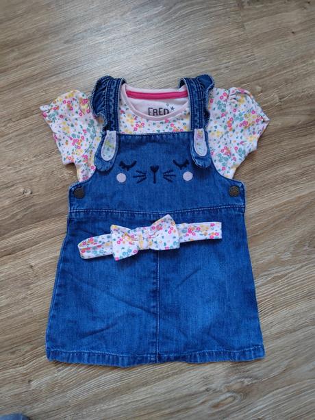 Rifľové šaty, f&f,80