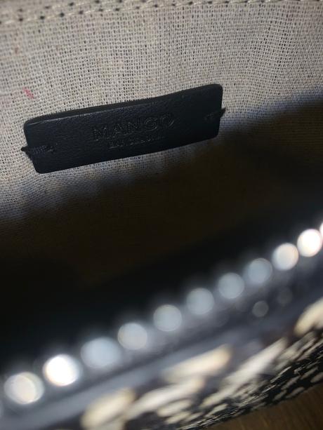 Clutch brusena koza zvieraci vzor, mango