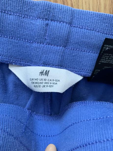 Tenšie tepláky, h&m,140