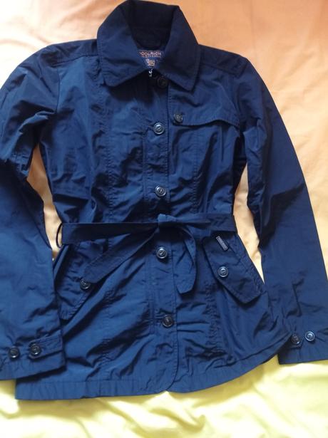 Tmavomodry znackovy kabatik-m-, m