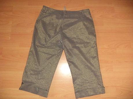 Damske trblietkave 3/4 nohavice, l