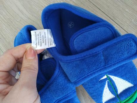 Nenosené teplejšie papučky, v. 28, 28