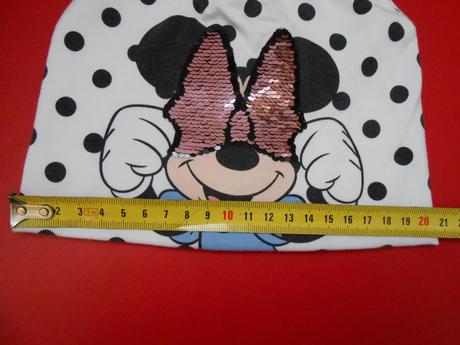 Bavlnená čiapka minnie s flitrami, h&m,80