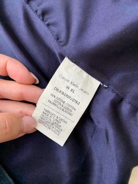 Panska riflova vesta s rifl. kravatou, calvin klein,l