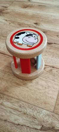 Drevený valček s guličkou, 