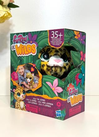 Furreal lil wilds lolly hrací plyšový leopard, 