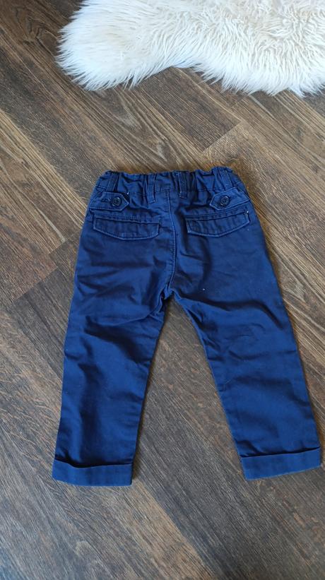 Bavlnené nohavice s nastaviteľným pásom, primigi,86