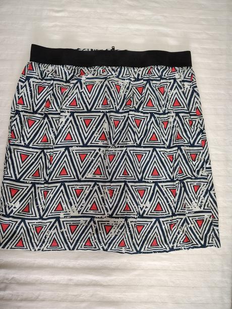 Dámska sukňa, geometrický vzor, limited, 12/m, marks & spencer,m