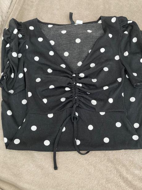 Bodkovane šaty h&m, h&m,xs