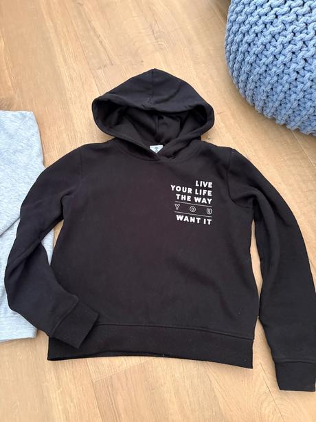 2x mikina 134/140, 134