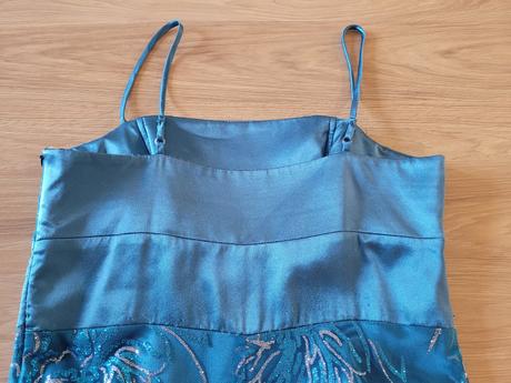 Spoločenské šaty č. 40 - tyrkysové, 40