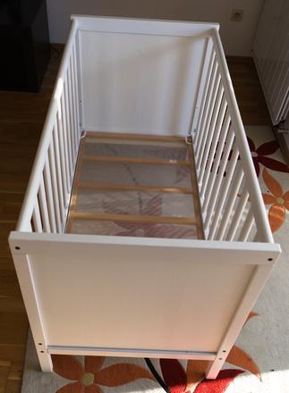 Detská postieľka ikea, šírka (cm): 60,dĺžka (cm): 120