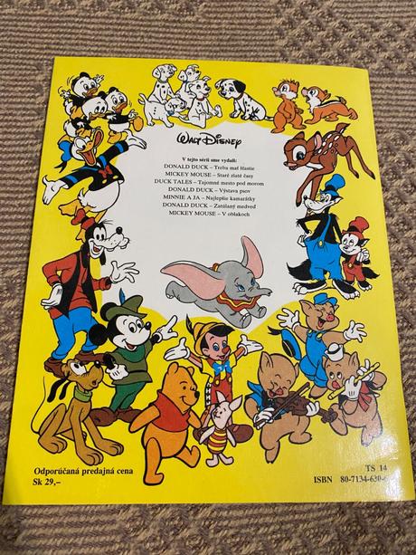 Zberateľská kniha walt disney mickey mouse v oblak, 