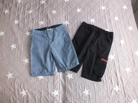 2x chlapčenské kraťasy, h&m,170