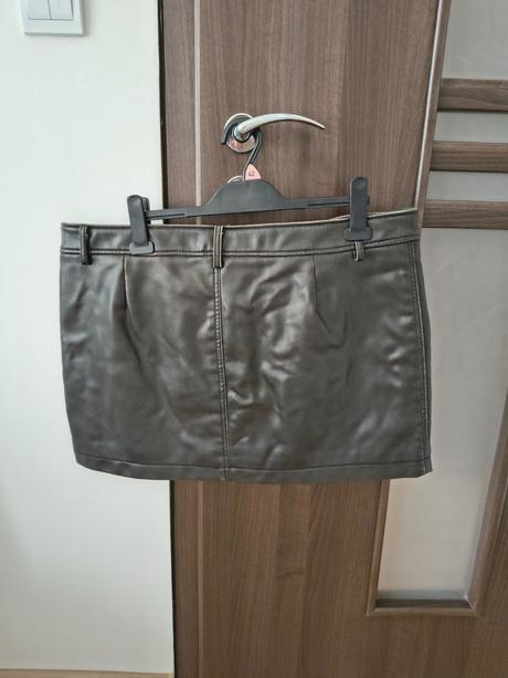 Kožená sukňa, zara,xxl