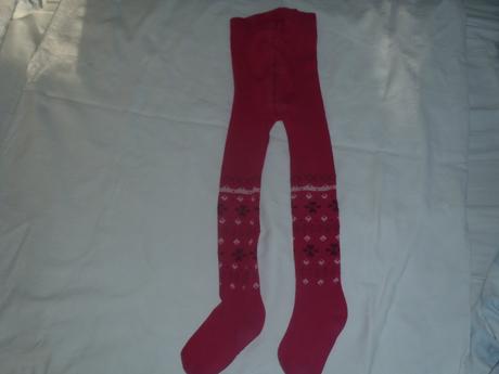 Bordové pančušky so vzorom, only,116