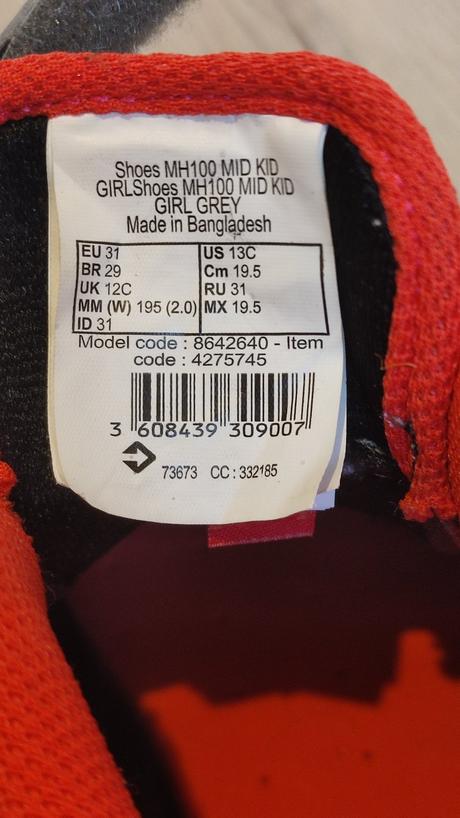 Turistické topánky 31, quechua,31