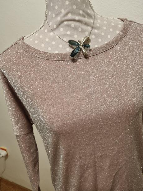 Staroružový trblietkavý top f&f  veľ. l, l