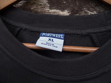 Čierna mikina portwest xl/xxl, xl