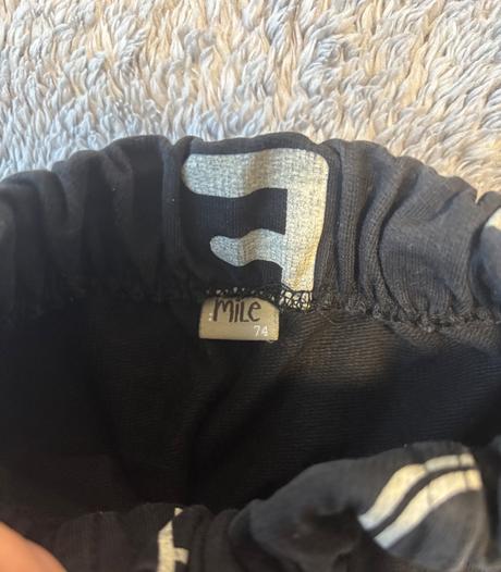 Tepláky mile písmenka, mile,74