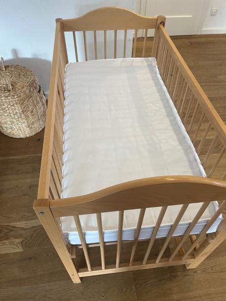 Buková postieľka, šírka (cm): 60,dĺžka (cm): 120