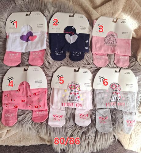 Bavlnené pančuchy 80/86, 80 / 86