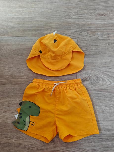 Plavkové kraťasy a klobúk mayoral 98, mayoral,98