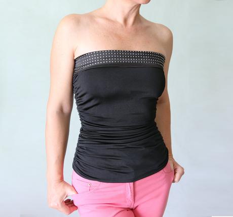 Tunelový top s kamienkami sparksz veľ. xs/s, xs